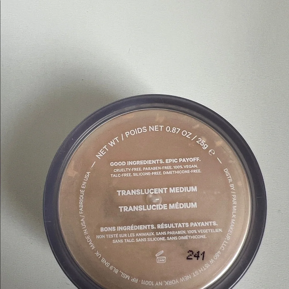 Milk Makeup milk setting
